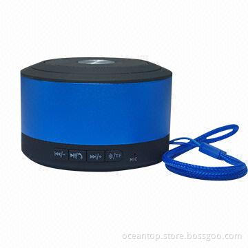 BT Version 3.0 + EDR Bluetooth Speaker with 100Hz-20kHz Frequency Response, 3W Output Power